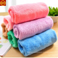 multipurpose coral fleece towel / soft microfiber towel